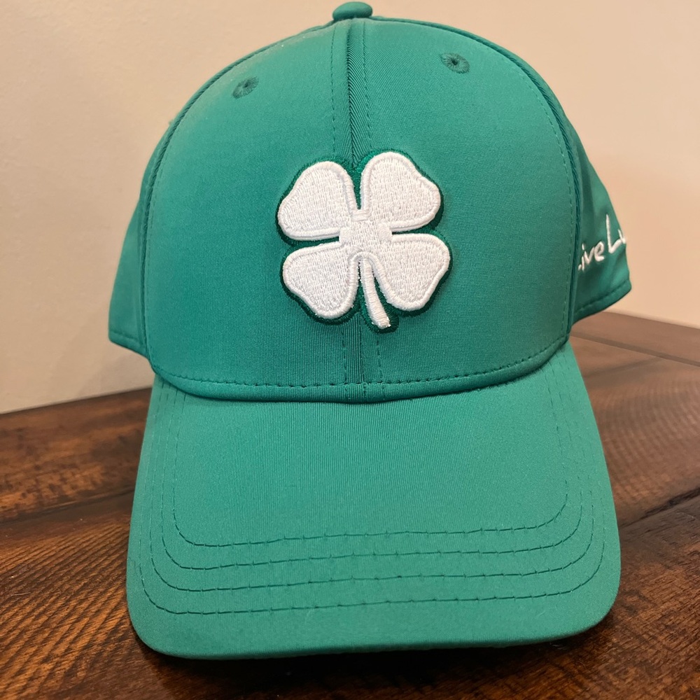 Green Black Clover Baseball Cap